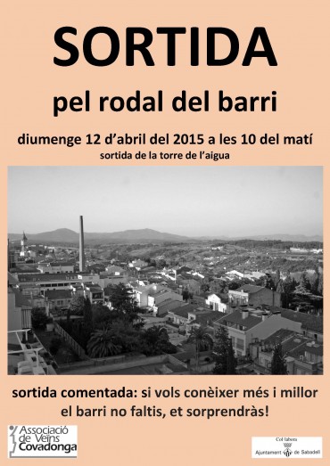 Activitat de l’AV de Covadonga: un passeig pel barri