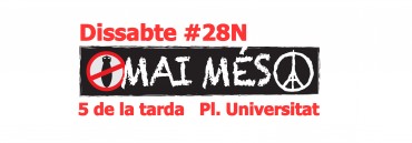 Manifestació a barcelona: mai més
