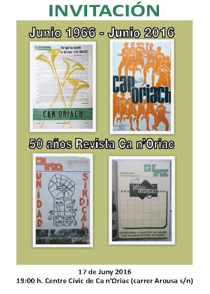 Reconocimiento de la FAVS a la trayectoria de la Revista de Ca n’Oriac