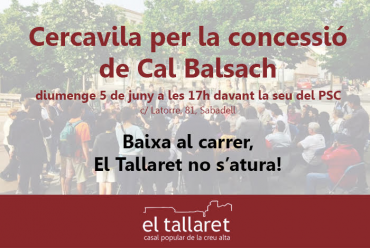 el nostre suport a “El Tallaret”